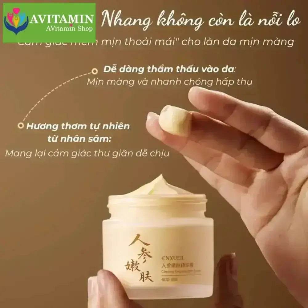 Kem Nám Tàn Nhang Nhân Sâm CNXUER Hộp 60g Kem Mờ Thâm Nám Tàn Nhang Dưỡng Ẩm Sáng Da Ngừa Lão Hóa - AVITAMINSHOP.COM