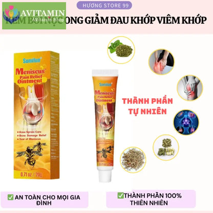 [kem ong] SUMIFUN Gel Nọc Ong Xoa Bóp Giảm Đau Lưng Mỏi Gối Đau Vai Gáy Chính Hãng 20g giảm đau nhức xương