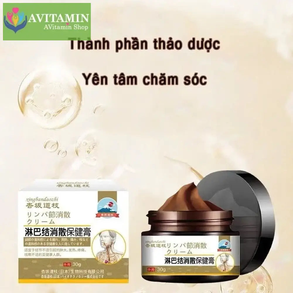 Kem Tan Hạch Bạch Huyết SHIXENDO Cổ Truyền Nhật Bản - Kem SHIXENDO Giảm U hạch U Tuyến Giáp U Lành Tính,30g