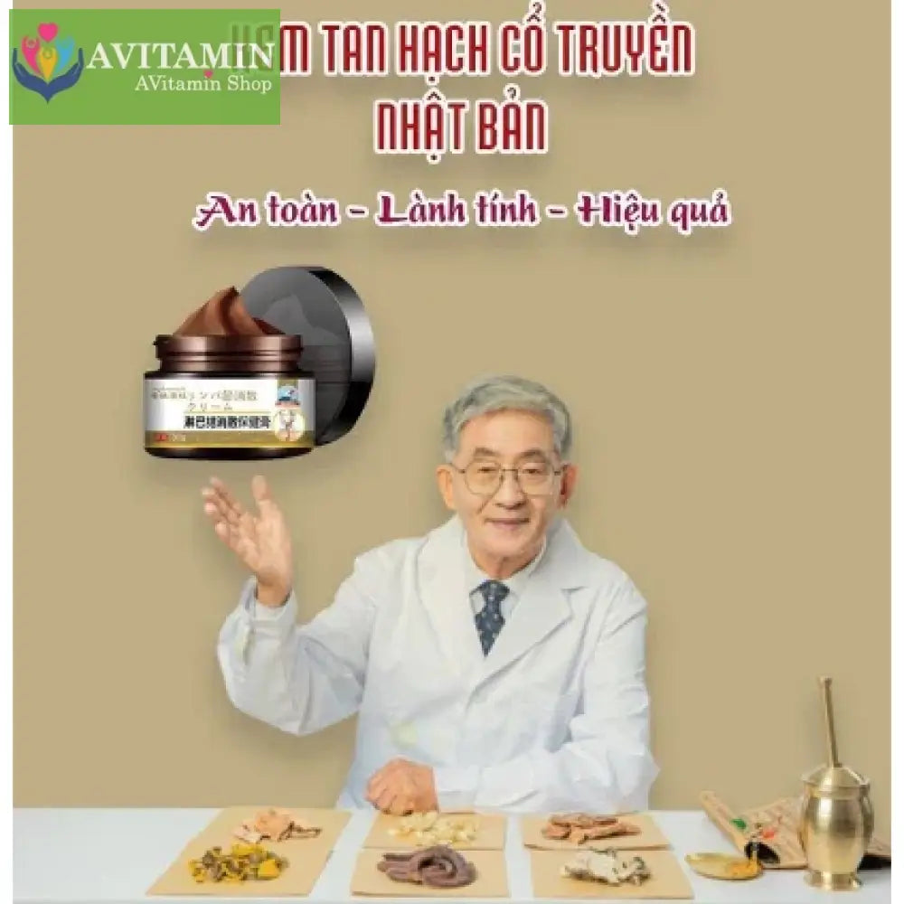 Kem Thoa tan u hạch huyết 30g mỡ tiêu tan hạch bạch huyết u tuyến giáp,u mỡ dưới da dạng sợi