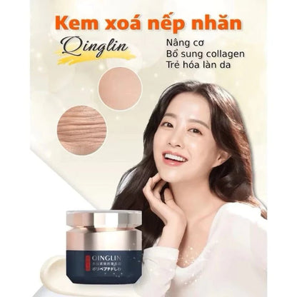 Kem trẻ hóa da ngăn ngừa nếp nhăn giảm thâm nám Qingling 50g - AVITAMINSHOP.COM