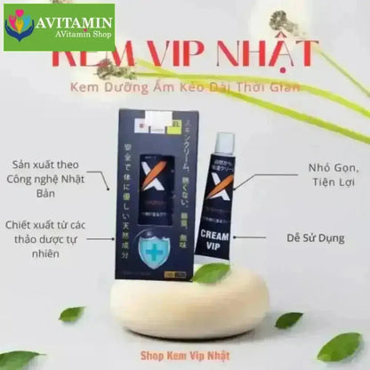 Kem Vip Nhật Bản Chuẩn – Tăng thời gian quan hệ, lâu ra, không mùi vị, không nóng rát - AVITAMINSHOP.COM