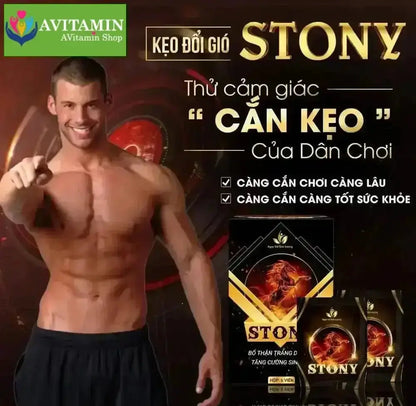 Kẹo đổi gió Stony chính hãng tăng cường sinh lý - AVITAMINSHOP.COM