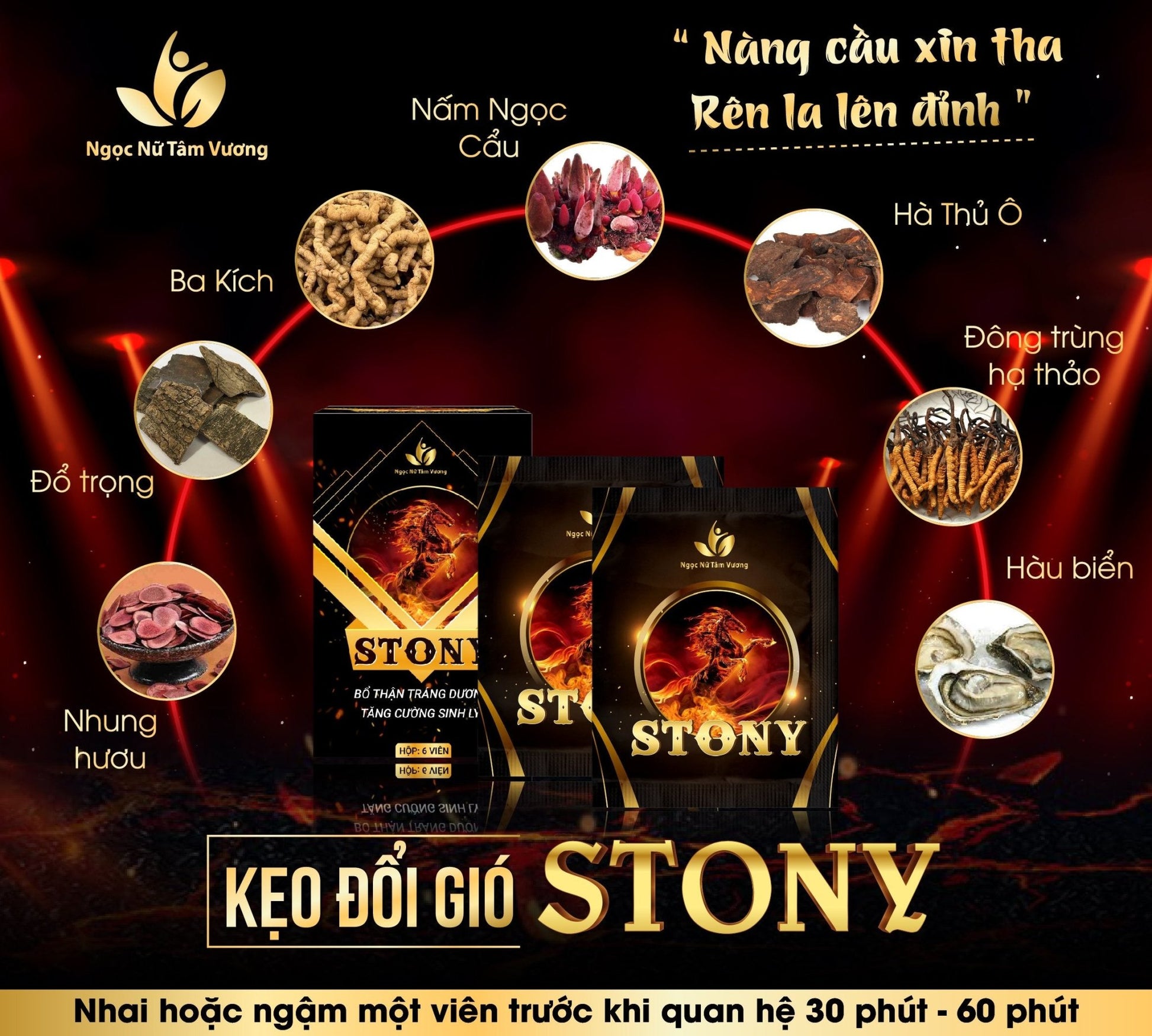Kẹo đổi gió Stony chính hãng tăng cường sinh lý - AVITAMINSHOP.COM