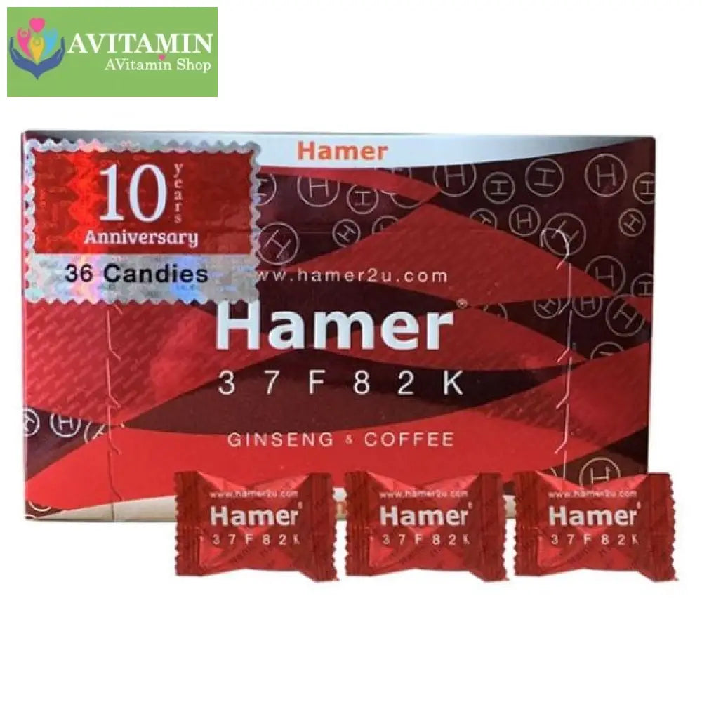 Kẹo Sâm Hamer Ginseng & Coffee Hỗ Trợ Cải Thiện Sinh Lý