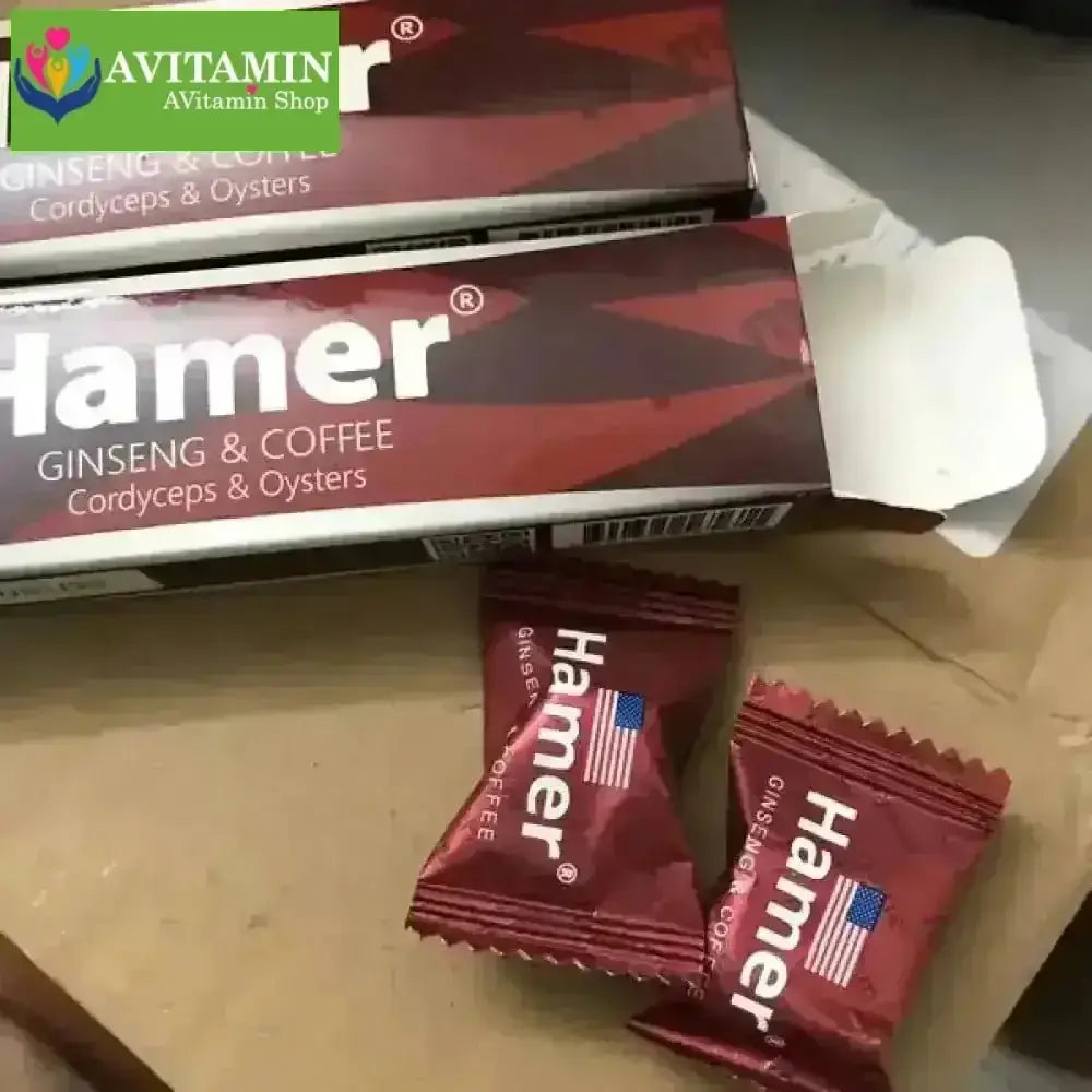 Kẹo Sâm Hamer Mỹ Chính Hãng (Mẫu Mới 2025 - Mạnh Hơn 30%) - AVITAMINSHOP.COM