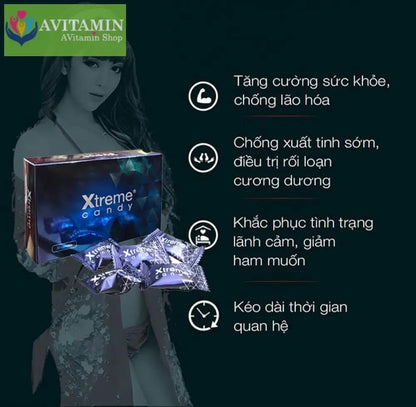 Kẹo Sâm Xtreme - Tăng Cường Sinh Lực Nam & Nữ Hiệu Quả