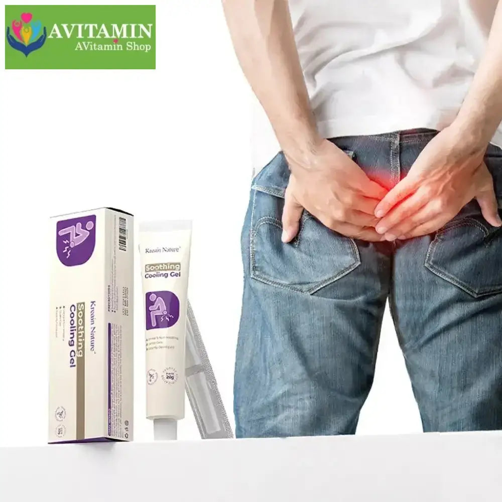 Kreain Nature Gel hỗ trợ giảm khó chịu do trĩ, dịu nhẹ giảm đau, công thức từ thảo mộc - AVITAMINSHOP.COM