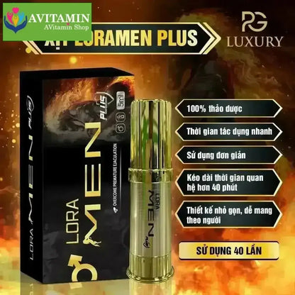 Lora Men Plus – Chai Xịt Kéo Dài Quan Hệ Nam Giới - AVITAMINSHOP.COM