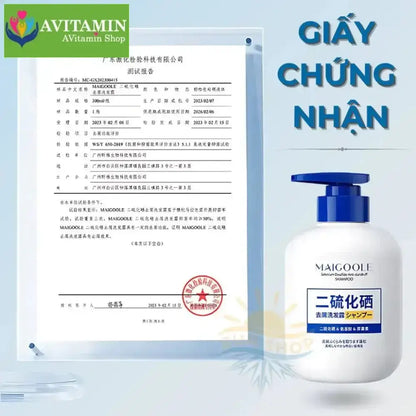 MAIGOOLE - Dầu Gội Chống Gầu Loại Bỏ Nấm Ngứa Da Đầu Nhật Bản, Dứt Điểm Nấm Ngứa, Viêm, Tóc Gãy Rụng Xơ Rối - AVITAMINSHOP.COM