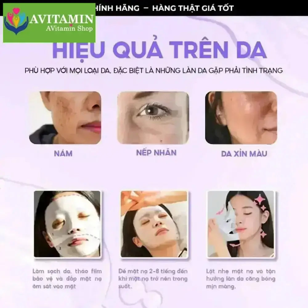 Mặt Nạ Thạch Collagen SEYOUL Hỗ Trợ Dưỡng Trắng, Cấp Ẩm Sâu Giúp Da Đàn Hồi, Căng Bóng Mịn Màng - AVITAMINSHOP.COM