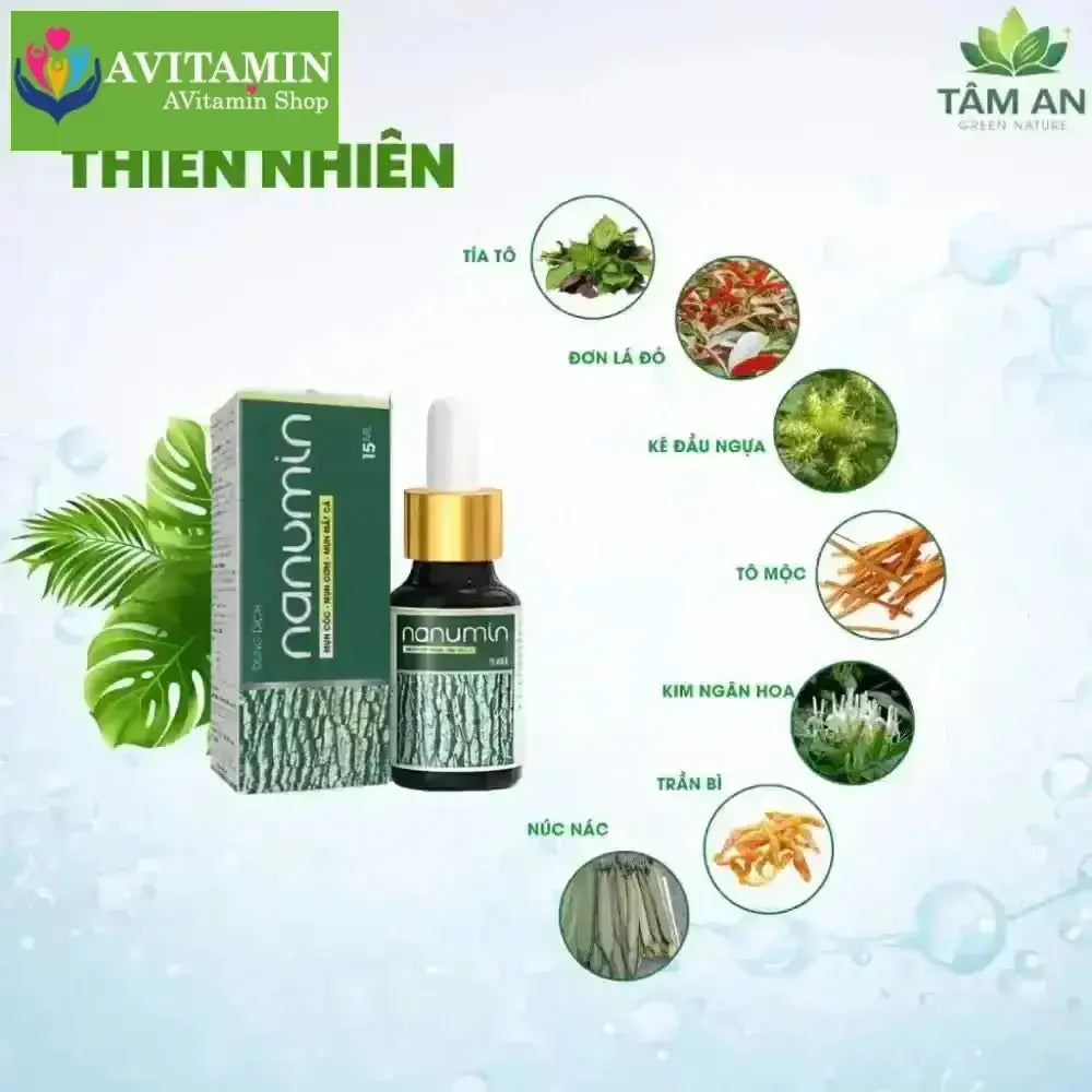 [MỤN CÓC] Tinh Chất Xử Lý Mụn Cóc, Mụn Cơm, Mắt Cá Nanumin 15ml - AVITAMINSHOP.COM