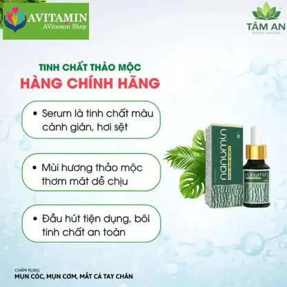 [MỤN CÓC] Tinh Chất Xử Lý Mụn Cóc, Mụn Cơm, Mắt Cá Nanumin 15ml - AVITAMINSHOP.COM