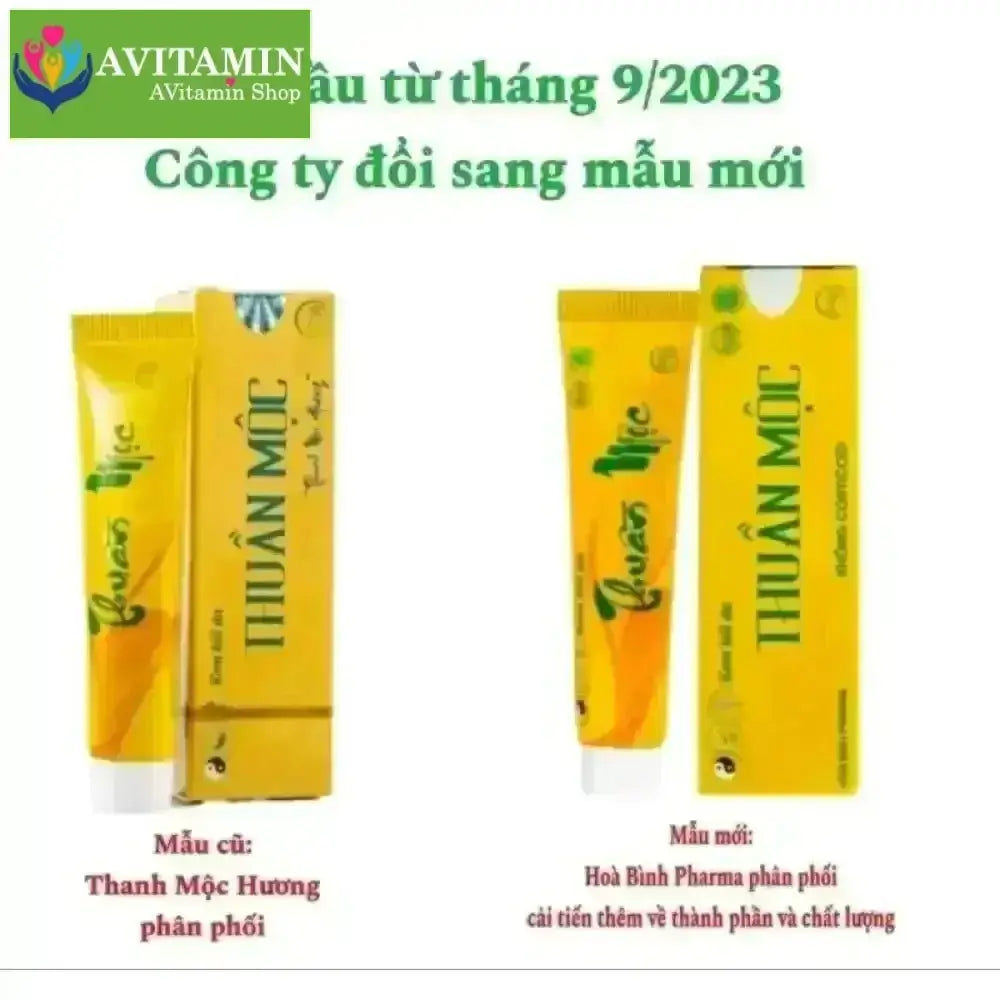 [NEW] kem bôi da Thuần Mộc mẫu mới nhất 16gr [CAM KẾT CHÍNH HÃNG hòa bình & thanh mộc hương] - AVITAMINSHOP.COM