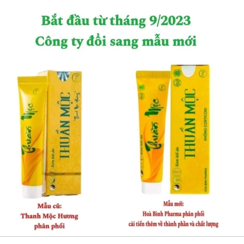 [NEW] kem bôi da Thuần Mộc mẫu mới nhất 16gr [CAM KẾT CHÍNH HÃNG hòa bình & thanh mộc hương] - AVITAMINSHOP.COM
