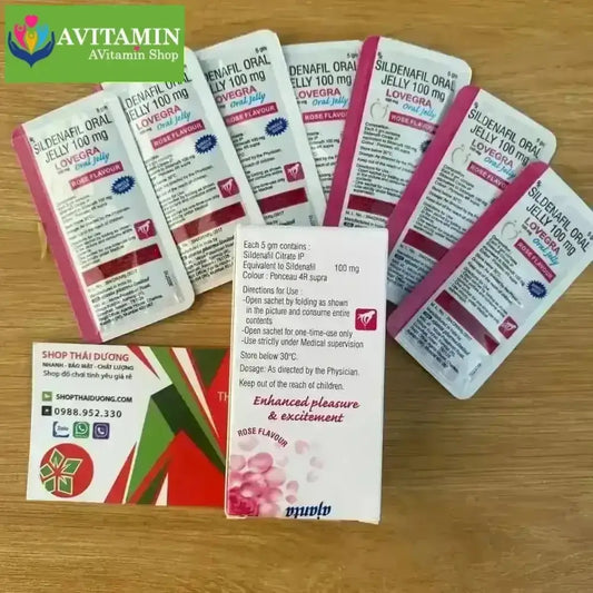 Oral Jelly 100mg Thạch Uống Hỗ Trợ Tăng Sinh Lý Nữ, Hộp 7 Gói - AVITAMINSHOP.COM