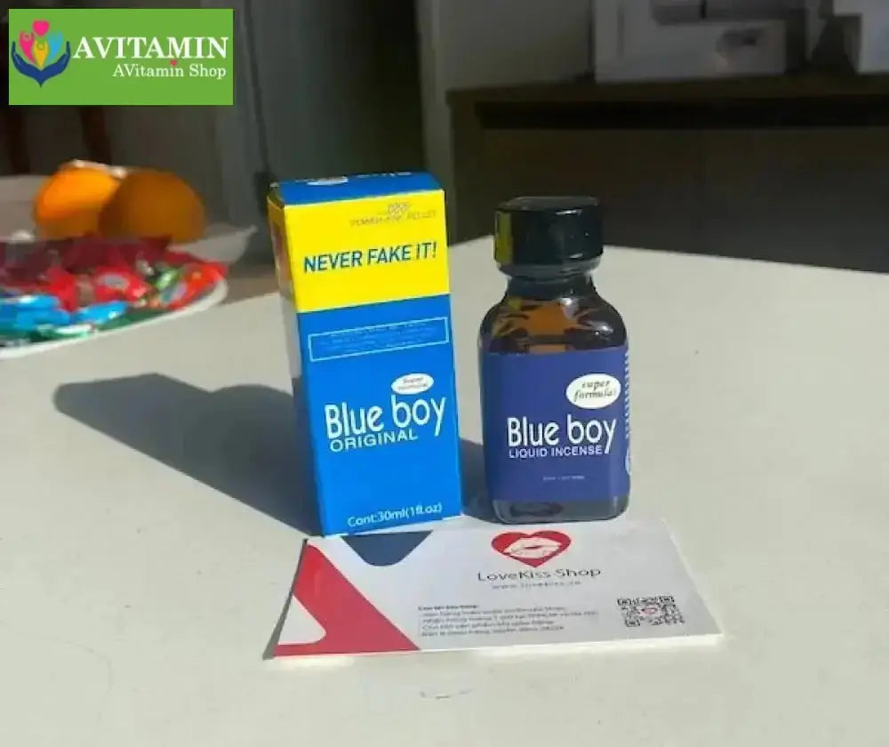 Popper Blue Boy Original 30ml hàng chính hãng kích thích đam mê - AVITAMINSHOP.COM