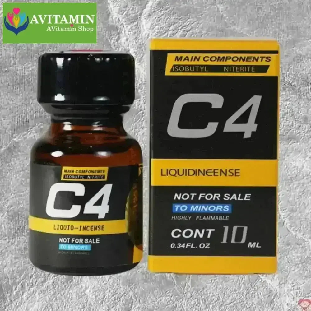 Popper C4 Yellow 10ml USA chính hãng tăng khoái cảm mạnh mẽ - AVITAMINSHOP.COM
