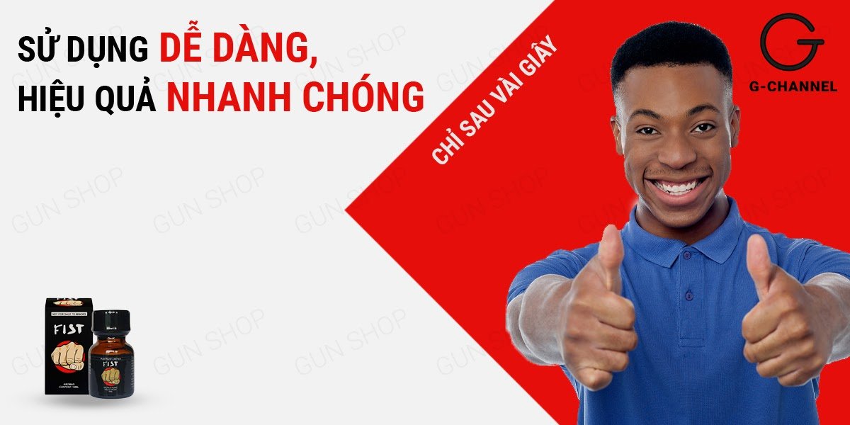 Popper Fist Platinum 10ml chính hãng Mỹ USA PWD - AVITAMINSHOP.COM