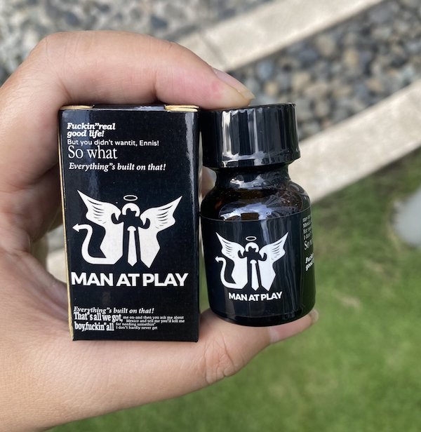 Popper Man At Play đen 10ml chính hãnh dành cho Top Bot loại mạnh - AVITAMINSHOP.COM
