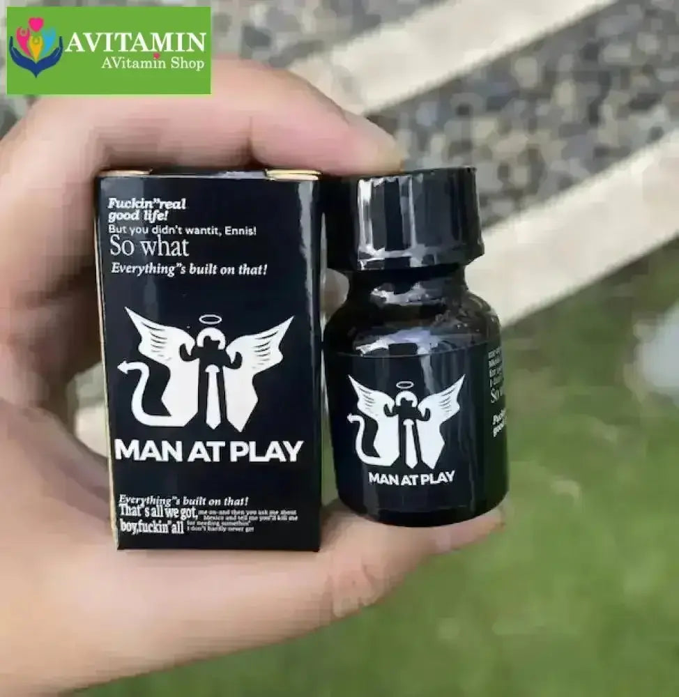 Popper Man At Play đen 10ml chính hãnh dành cho Top Bot loại mạnh - AVITAMINSHOP.COM