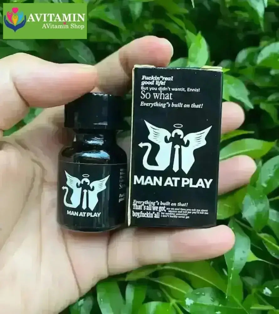 Popper Man At Play đen 10ml chính hãnh dành cho Top Bot loại mạnh - AVITAMINSHOP.COM