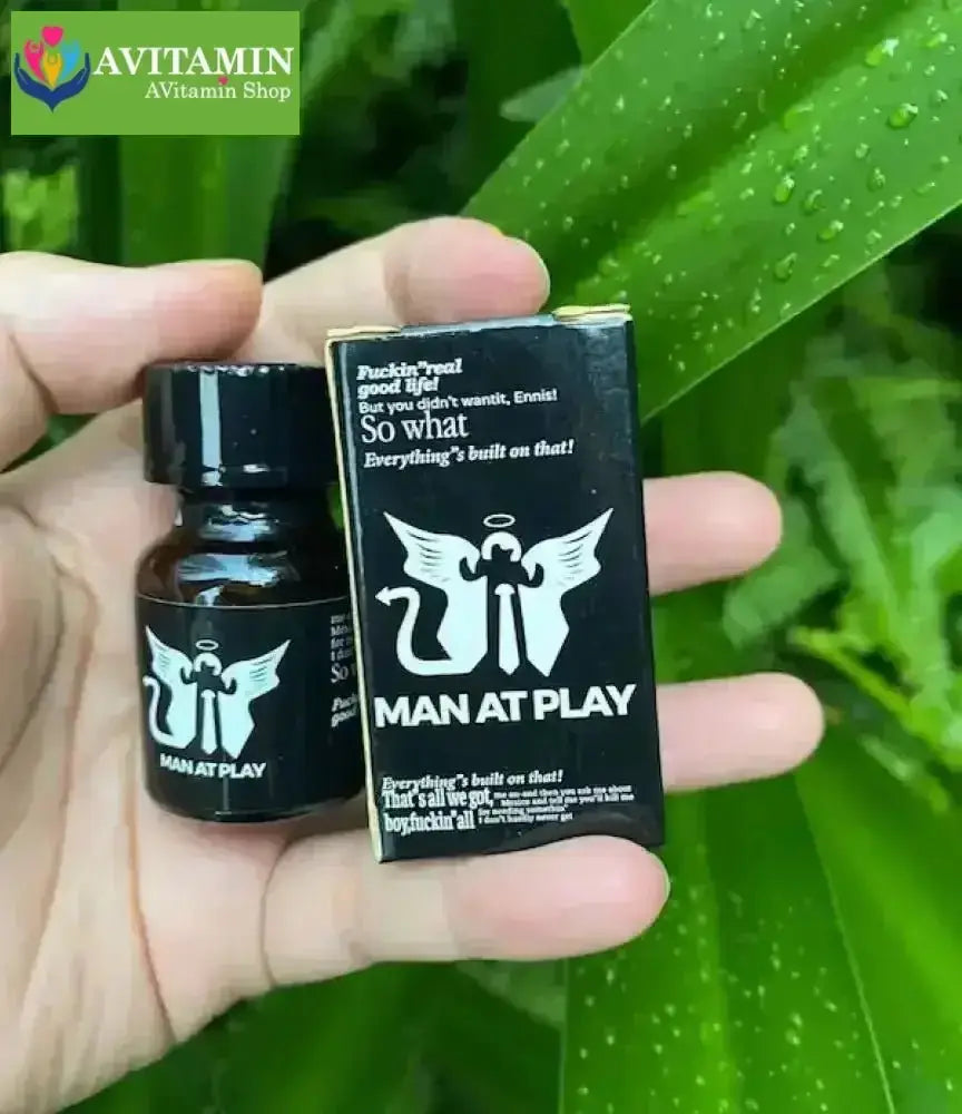 Popper Man At Play đen 10ml chính hãnh dành cho Top Bot loại mạnh - AVITAMINSHOP.COM