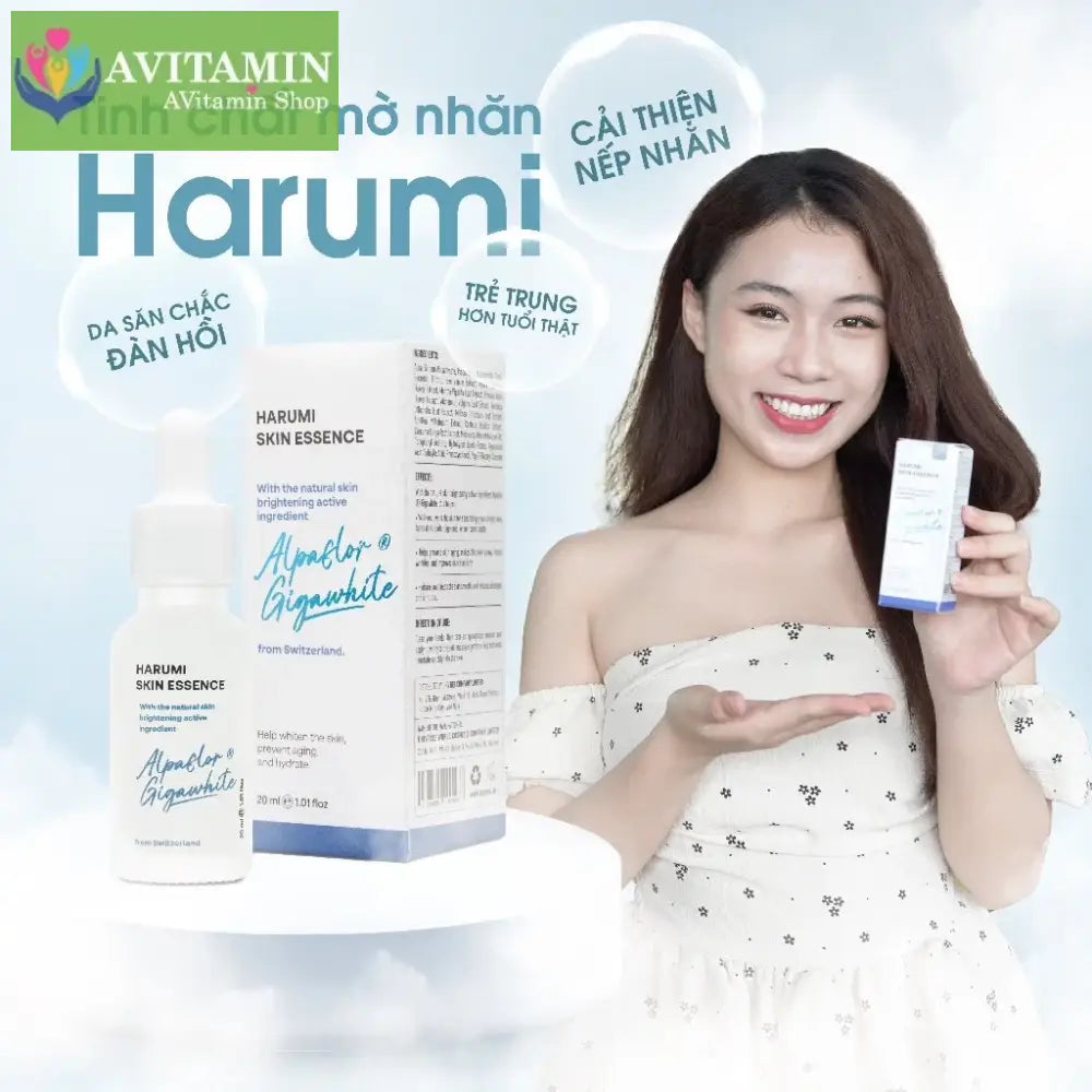 Serum Dưỡng Da Harumi 20ml - Hỗ Trợ Làm Mờ Nếp Nhăn Cấp Ẩm Sáng Da Ngăn Ngừa Lão Hóa
