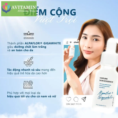 Serum Dưỡng Da Harumi 20ml - Hỗ Trợ Làm Mờ Nếp Nhăn Cấp Ẩm Sáng Da Ngăn Ngừa Lão Hóa