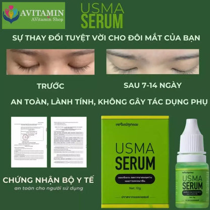 Serum USMA Thảo Dược – Mọc Mi Mọc Mày & Hỗ Trợ Mọc Tóc