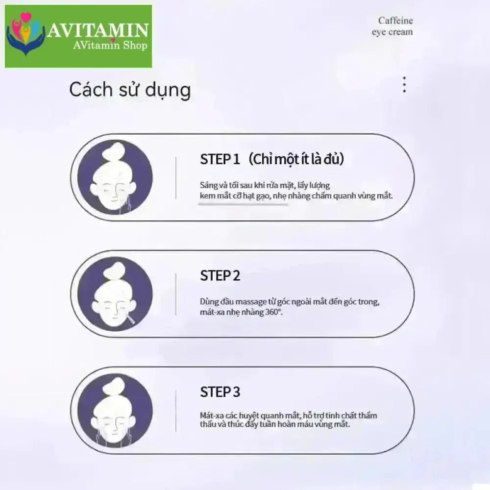 SOCUS kem mắt massage điện,Chống Nhăn,Làm Mờ Quầng Thâm Và Nếp Nhăn,Nâng Và Làm Săn Chắc,Không Lão Hóa - AVITAMINSHOP.COM