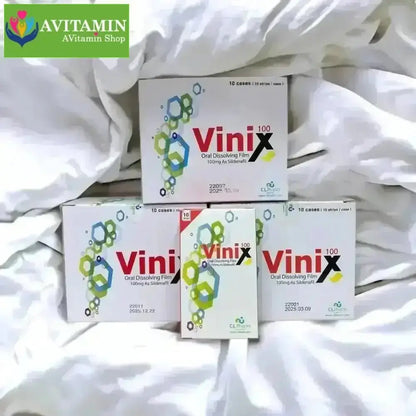 Tem Vinix 100mg kéo dài thời gian quan hệ hộp 10 tem - AVITAMINSHOP.COM