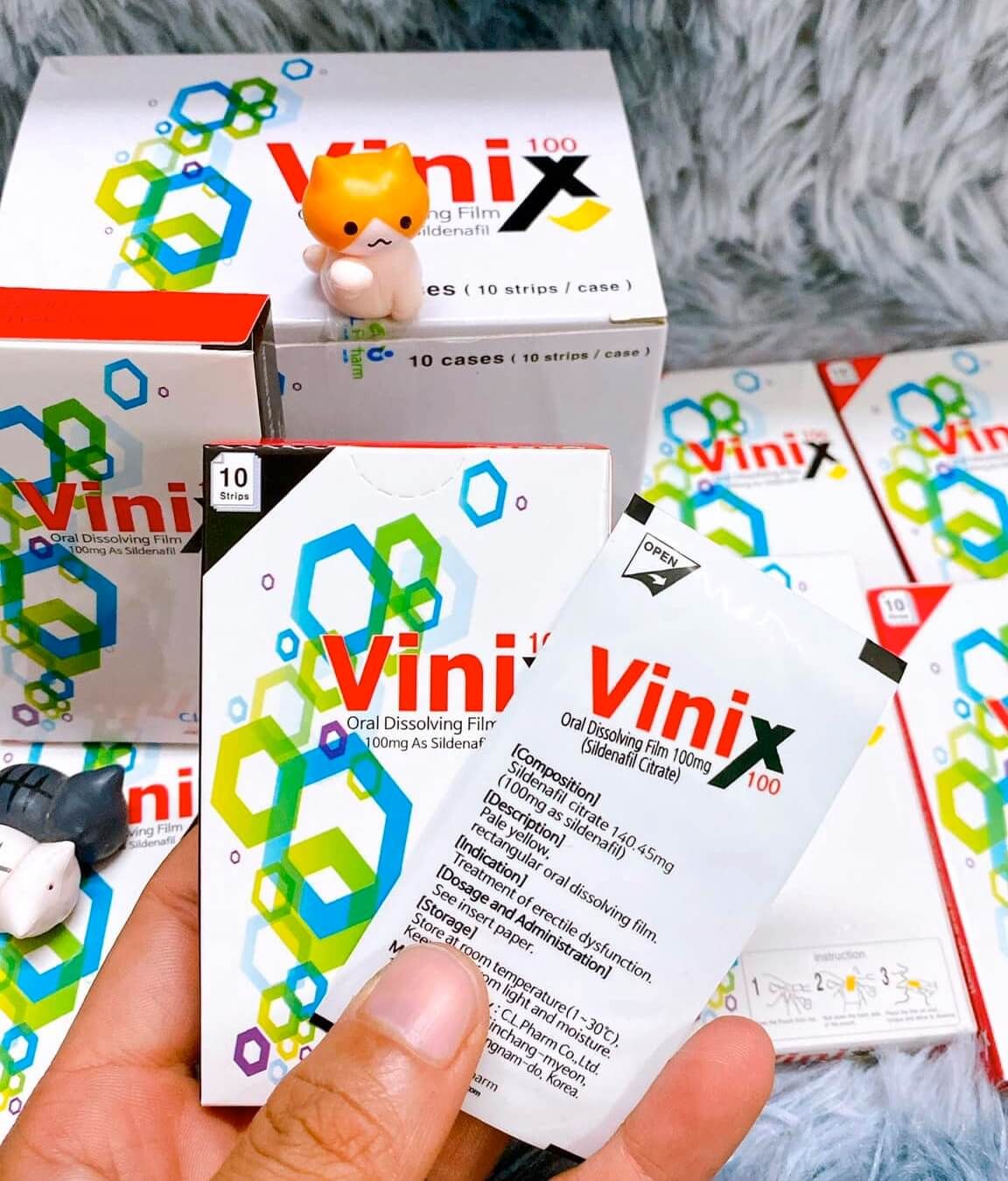 Tem Vinix 100mg tăng cường sinh lý, kéo dài thời gian yêu - AVITAMINSHOP.COM