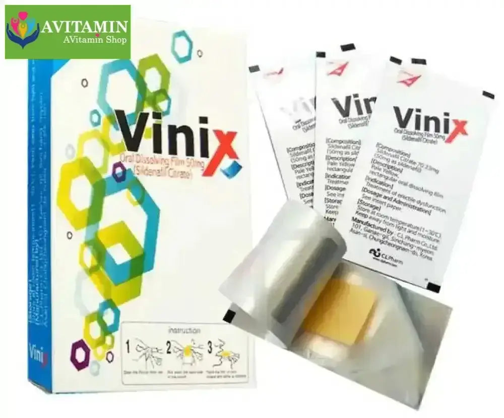 Tem Vinix 100mg tăng cường sinh lý, kéo dài thời gian yêu - AVITAMINSHOP.COM