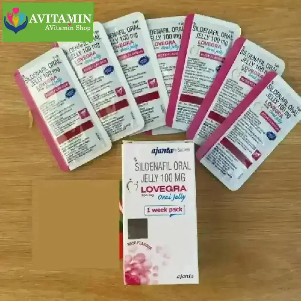 Thạch kích dục Lovegra Oral Jelly 100mg – Siro Tăng Ham Muốn Kích Thích Nữ Giới - AVITAMINSHOP.COM