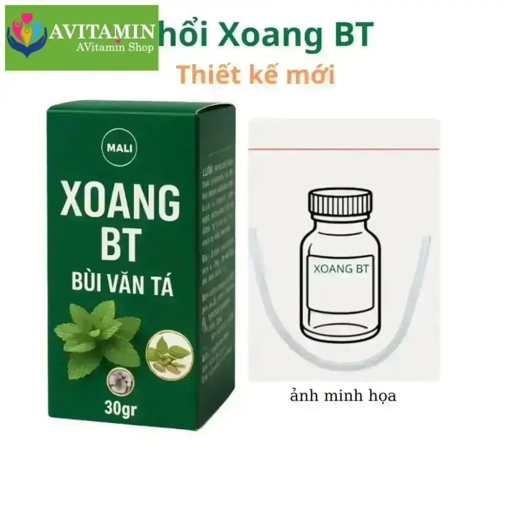 Thổi xoang bt hỗ trợ viêm xoang viêm mũi dị ứng, bột thổi xoang bt MaLi - AVITAMINSHOP.COM