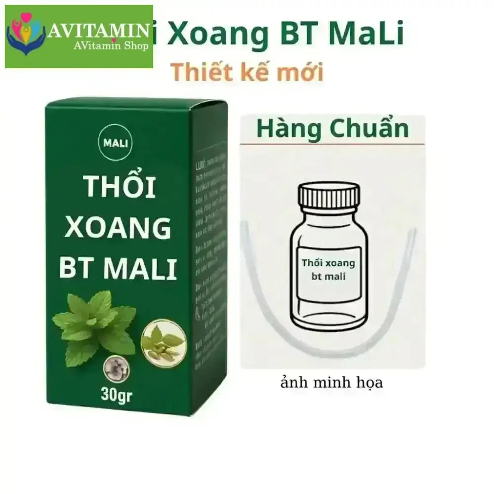 Thổi xoang bt hỗ trợ viêm xoang viêm mũi dị ứng, bột thổi xoang bt MaLi - AVITAMINSHOP.COM