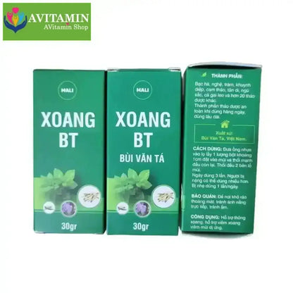 Thổi xoang bt mali hàng chuẩn hỗ trợ viêm xoang viêm mũi, bột thổi xoang bt thổi mũi bt. Dây thổi. - AVITAMINSHOP.COM