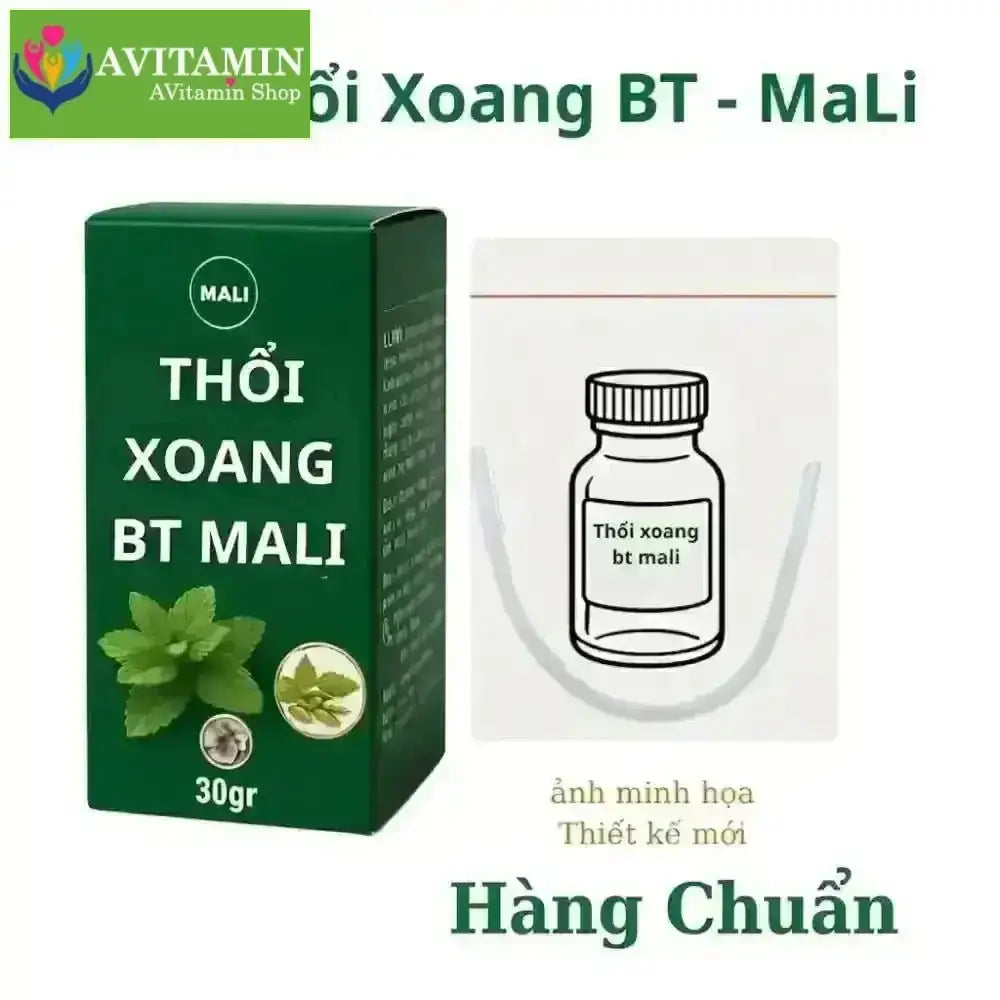 Thổi xoang bt mali hàng chuẩn hỗ trợ viêm xoang viêm mũi, bột thổi xoang bt thổi mũi bt. Dây thổi. - AVITAMINSHOP.COM