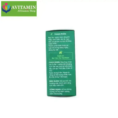 Thổi xoang bt mali hàng chuẩn hỗ trợ viêm xoang viêm mũi, bột thổi xoang bt thổi mũi bt. Dây thổi. - AVITAMINSHOP.COM