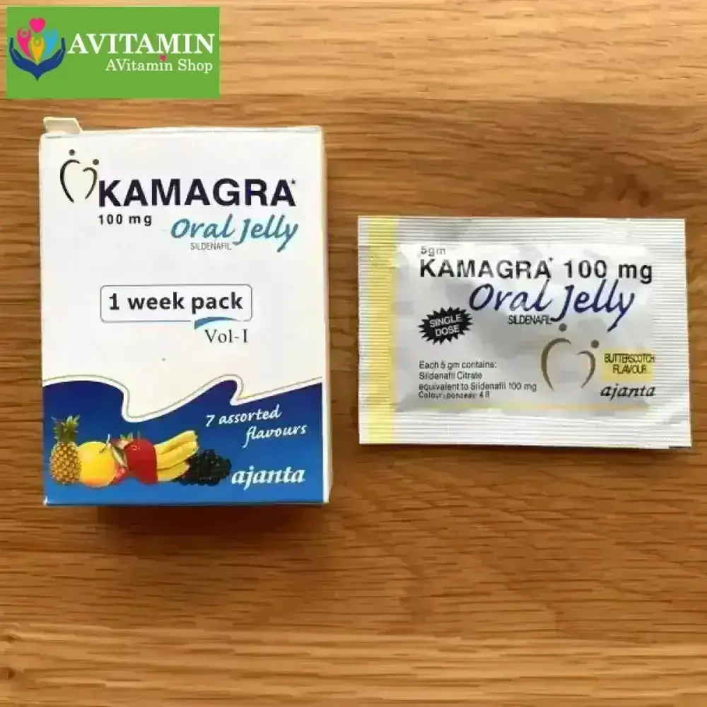Thuốc kích Dục nam Siro KmaGra Oral jely Hương Trái cây Hộp 7 Gói 100g - AVITAMINSHOP.COM
