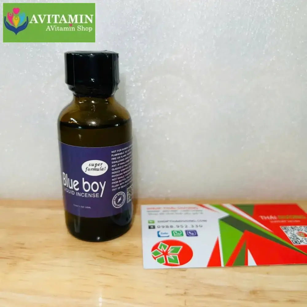 Tinh Dầu Popper Blue Boy 30ml nhập Mỹ kích thích tăng ham muốn tình dục giá rẻ - AVITAMINSHOP.COM