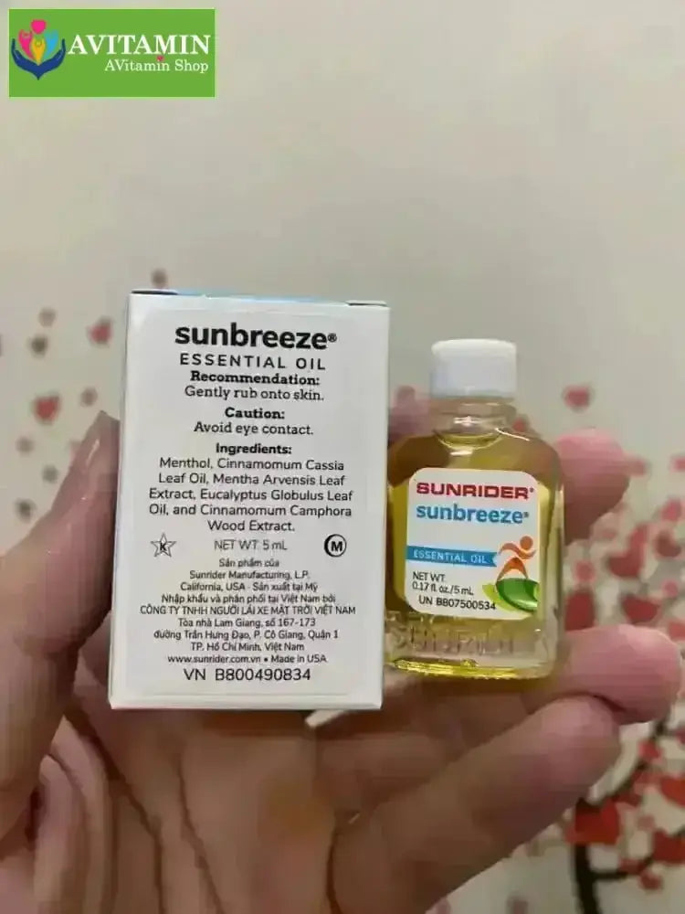 Tinh dầu thảo mộc siêu cô đặc Sunbreeze Sunrider (5ml) - AVITAMINSHOP.COM