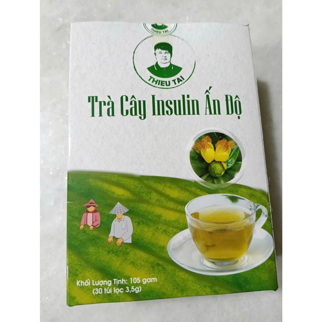TRÀ CÂY INSULIN ẤN ĐỘ - Trà thảo mộc nước trà tốt cho đường huyết 1 hộp/30 túi lọc - AVITAMINSHOP.COM