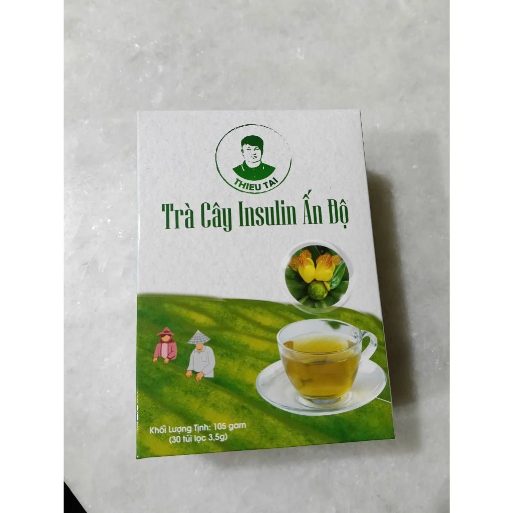 TRÀ CÂY INSULIN ẤN ĐỘ - Trà thảo mộc nước trà tốt cho đường huyết 1 hộp/30 túi lọc - AVITAMINSHOP.COM