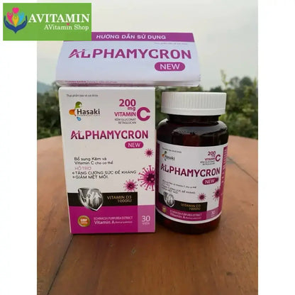 Viên uống ALPHAMYCRON 30 Viên Hỗ trợ bổ sung vitamin, giúp tăng sức đề kháng - AVITAMINSHOP.COM