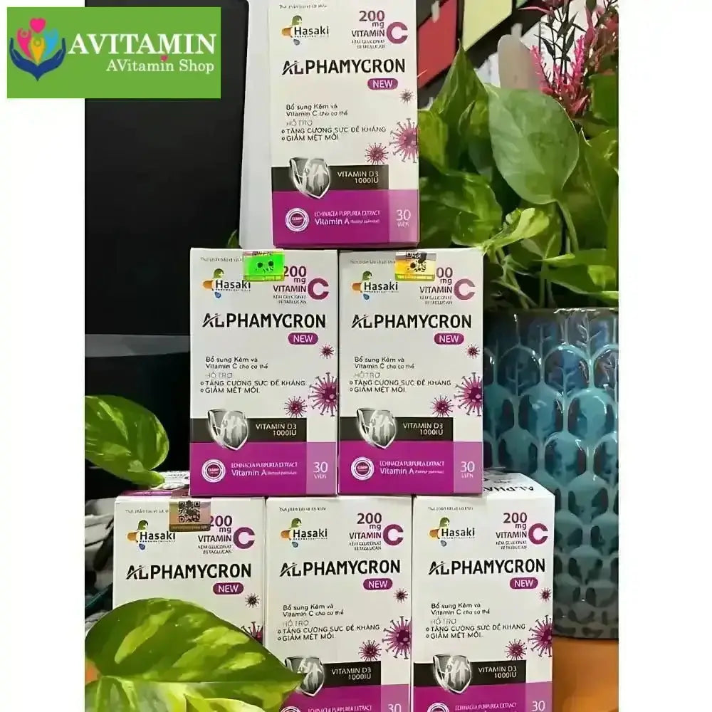 Viên uống Alphamycron – Viên uống tăng cường đề kháng, hỗ trợ miễn dịch (Hộp 30 viên) - AVITAMINSHOP.COM