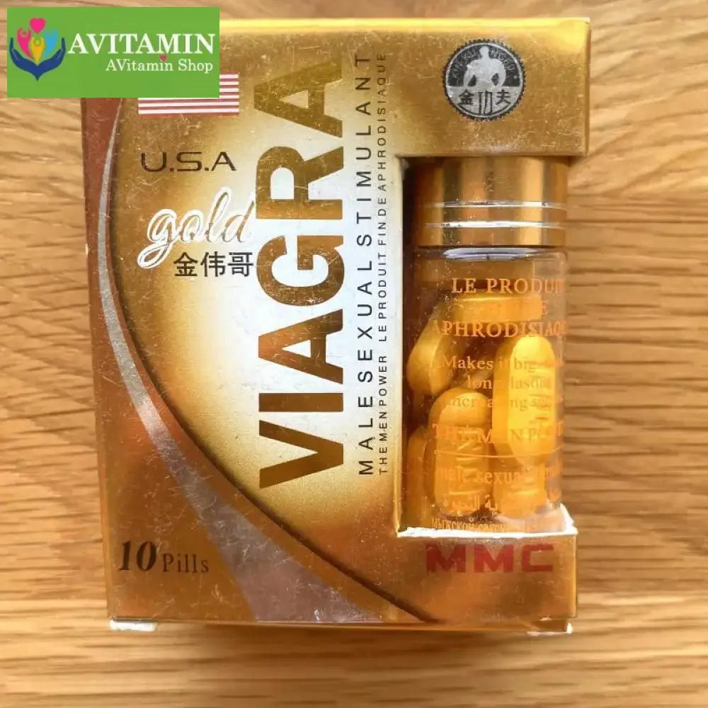 Viên Uống Cường Dương Viagra Mỹ Hộp 10 Viên Dùng Cho Nam Kéo Dài Thời Gian - AVITAMINSHOP.COM