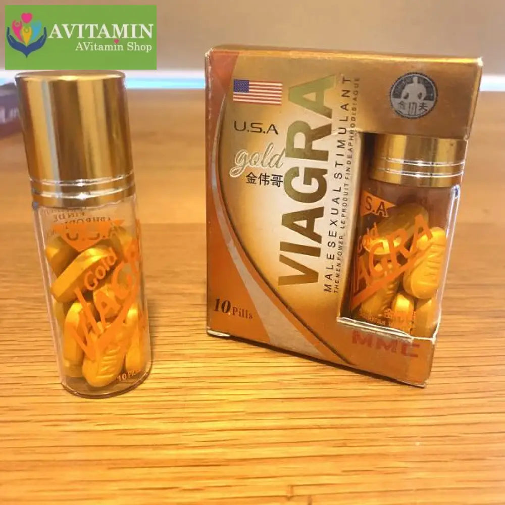 Viên Uống Cường Dương Viagra Mỹ Hộp 10 Viên Dùng Cho Nam Kéo Dài Thời Gian - Thuốc Cường Dương HCM
