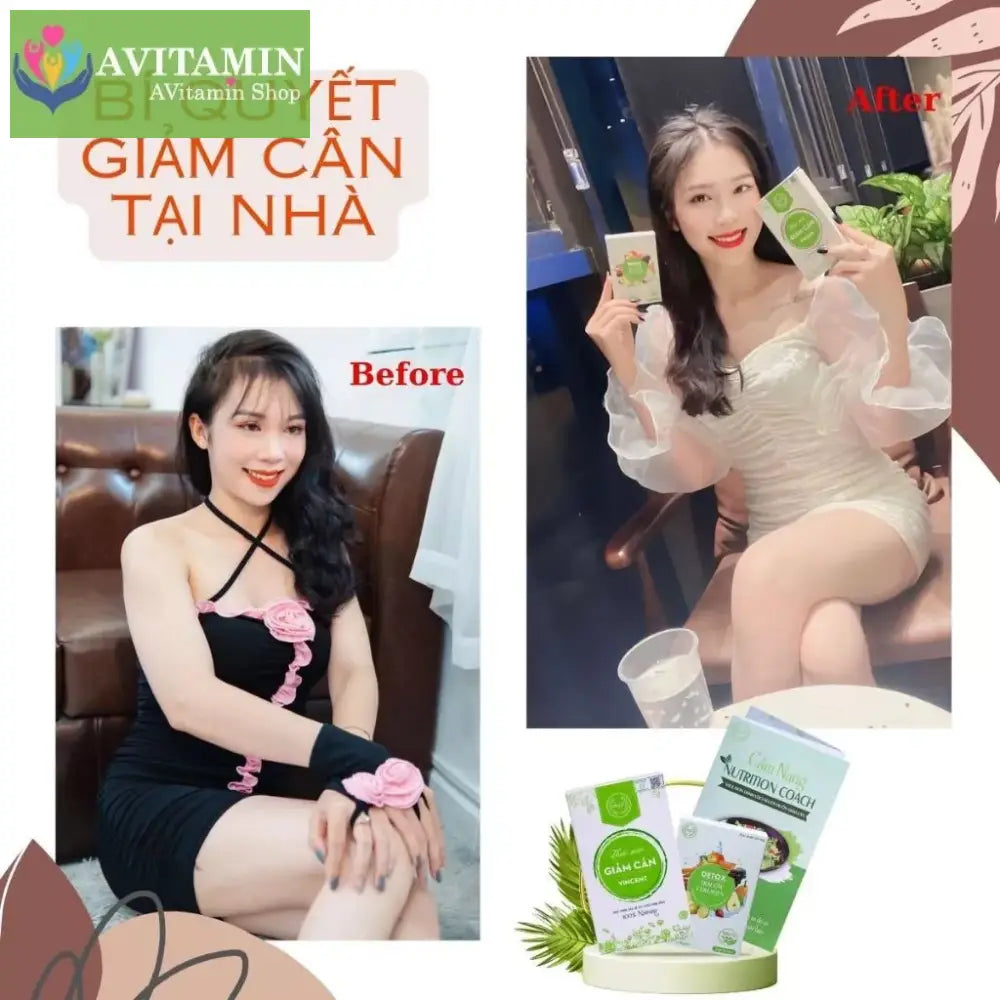 Viên Uống Giảm Cân Vincent Sâm Tố Nữ Trà Thảo Mộc Giảm Cân Giảm Mỡ Trong Máu An Toàn Tặng Detox